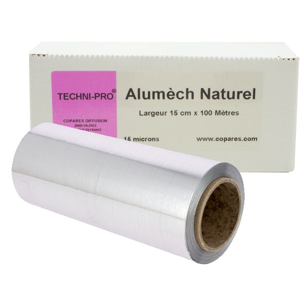 Alumech naturel 15microns rlx 15cm 100m